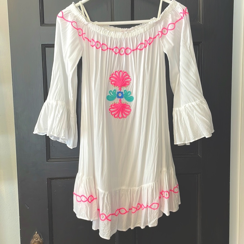 Lilly Pulitzer Nemi Off the Shoulder Coverup